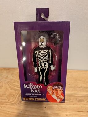 The Karate Kid Johnny Lawrence Skeleton Action Figure - Black